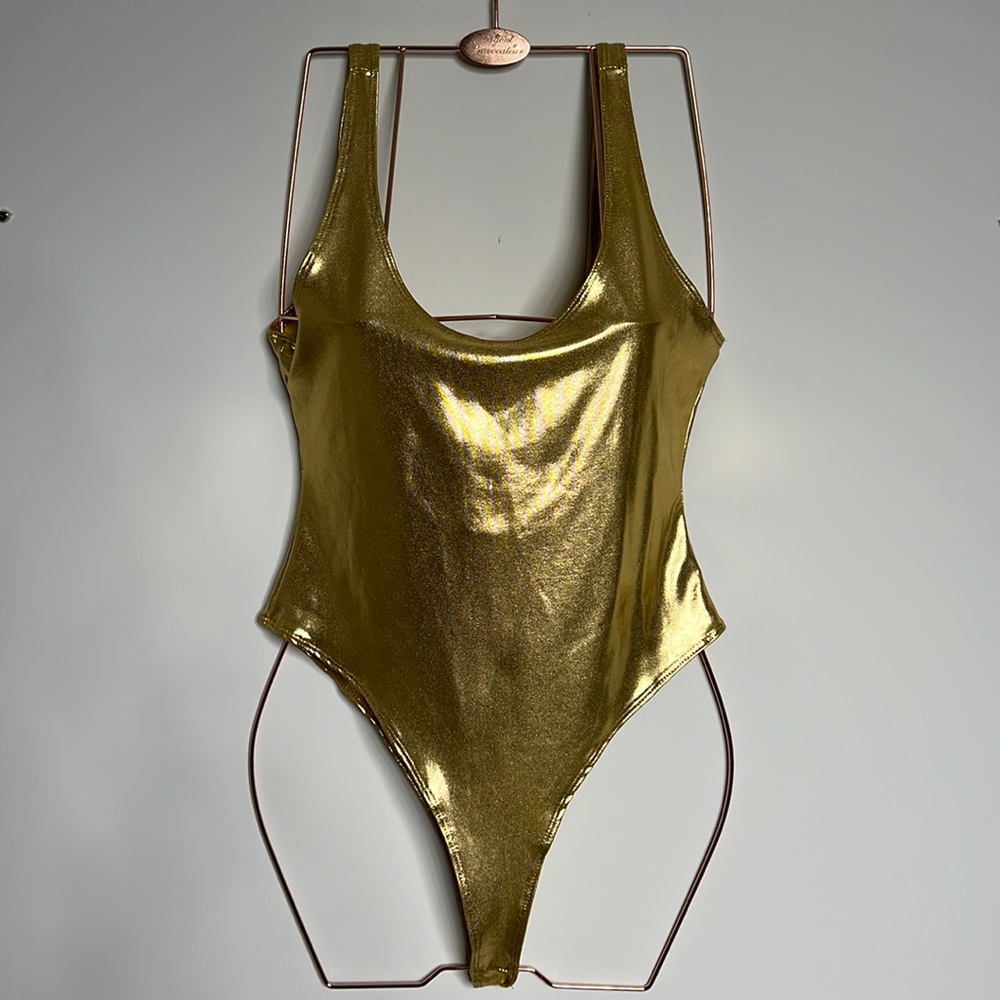 K Too medium gold swimsuit